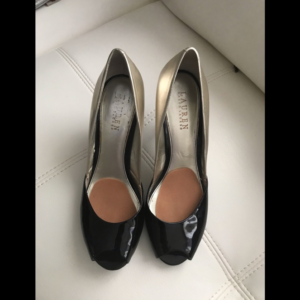 Ralph Lauren Peep toe heels